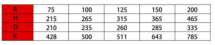 45系列強力型拖鏈參數(shù)表2