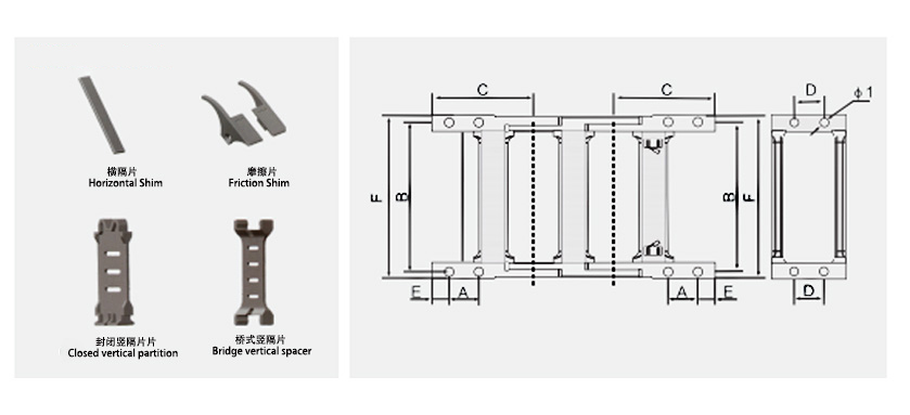 65系列強(qiáng)力型拖鏈接頭安裝方式