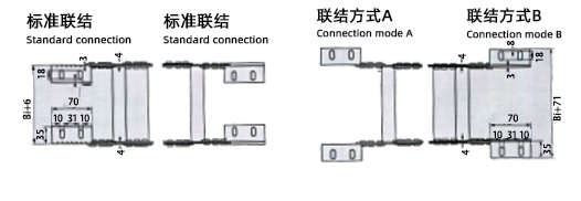 TL65型鋼鋁拖鏈框架式圖